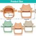 Silicone Baby Teething Toy Set - BPA Free, Anti-Drop Mitten for Infants 3+ Months - Soothing Pain Relief and Sucking Needs - Buy Online on GoSupps.com