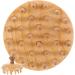 Gatuida 3-Piece Beech Massage Comb Set | Multifunctional Scalp Nurture & Wide Tooth Hairbrush | Portable Wooden Shower Brush for Ultimate Relaxation - Buy Online on GoSupps.com