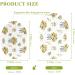 3-Pack Cleaning Kitchen Sponges Oval Yellow Sunflowers Bouquet Kitchen Cellulose Dishwashing Wood Pulp Cotton - Buy Online on GoSupps.com