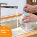 Lemtrflo Automatic Pet Feeder and Water Dispenser Set - Gravity Feeder and Waterer for Small to Medium Pets - 2L Capacity - White - Buy Online on GoSupps.com