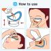 AXLOFO Silicone Eye Wash Cup for Effective Eye Cleansing - Eye Drop Guide/Wash Cup Kit for Soothing Tired Eyes - Blue Color - Buy Online on GoSupps.com