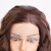 Salomezklm Lace Front Wig - Long Brown Heat-Resistant Corrugated Hair Without Glue for Fashionable Women (61 cm) - Buy Online on GoSupps.com