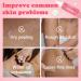 Nourishing Skin Essence Oil Half Botanical Extracts Locks Moisture Smooths Dryness Half Plant Essence Water Deep Hydration Firms Skin. Classic Rose Scent. - Buy Online on GoSupps.com
