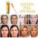 Gold Foil Peel-Off Mask Poreless Golden Peel Off Mask with Mask Brush 98.4% Peel-Off Anti-Wrinkle Mask Remove Blackhead & Smooth Skin Pore Face Masks Skincare Peel Off Face Masks Anti Aging - Buy Online on GoSupps.com