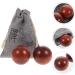 Fomiyes Wooden Handball Massage Ball Wellness Gift for Fitness & Hand Exercises | Mahogany Massage Globe - Buy Online on GoSupps.com