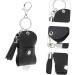 Housoutil Perfume Bottle Set Bottle Holder Keychain Portable Liquid Container Refillable Containers Travel Key Fob Bottle Cover Keyring Outdoor Bottle Rack Zinc Alloy 10x4.3cm Black - Buy Online on GoSupps.com
