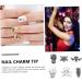 FRCOLOR 240 Pieces Nail Art Accessories Metal Halloween Nail Pendant DIY Halloween Nail Charm Ornament Nail Skull Pendant Manicure Decorate Set 3D - Buy Online on GoSupps.com