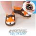 Soft Sole Leather Baby Shoes for Boys and Girls | Brown Fox Design | Size 0-6 Months - Buy Online on GoSupps.com