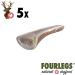 Fourles Natural Kausnack for Dogs - 100% Deer Antler Chews Dental Care Minerals - Size L (5 Pack) - Premium Chewing Treats - Buy Online on GoSupps.com
