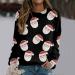 Women's Christmas Snowman Penguin Sweatshirt - Cute O-Neck Raglan Top Pullover - Buy Online on GoSupps.com