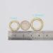 JWBIZ 15pcs Gold 1 inch Trigger Spring O Rings Carabiner Clips for Keyrings and Bags - Buy Online on GoSupps.com
