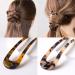 U Shaped Hair Pins French Hairpin Vintage Forks Sticks Bobby Pin Kit for Updo Bun Women Girls Hairstyle Hair Accessories 4 Pieces (Black) - Buy Online on GoSupps.com