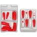 30 Pieces Christmas False Nails Portable Self Adhesive Fully Wrapped Artificial Nail Polish Christmas False Nails for Women and Girls (Type 1) - Buy Online on GoSupps.com