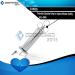 OdontoMed2011 6 oz Ear Wax Removal Syringe - Brass with Chrome Finish for Household, EMT, Firefighters, Students, Schools, and Hobbies - Buy Online on GoSupps.com