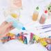 BENECREAT 4oz Precision Tip Applicator Bottles Set - 12 Pack with Droppers & Funnels for Halloween Crafts & Quilling - Oiler Bottle for DIY Projects - Buy Online on GoSupps.com