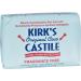 Kirk's Natural Soap Bar - Coco Castile - Fragrance Free - 4 oz - Pack of 3