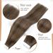 FSHINE Balayage Tape Extensions - Real Hair Dark Brown to Medium Brown - 50g 40cm Remy Tape-In Hair #2/6/2 - Straight Balayage Style - Buy Online on GoSupps.com