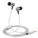 Sephia SP3060 Earbuds Metal in-Ear Wired Headphones - Black