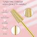 7-Piece Tungsten Carbide Nail Drill Bit Set - Cuticle Bits for Manicure Pedicure - 3/32 Inch Gold Nail Bits - Buy Online on GoSupps.com