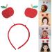 TOPBATHY Fruit Headband Glitter Apples Head Boppers Red Hair Hoop Holiday Festival Hair Accessory for Women Girls Kids Children - Buy Online on GoSupps.com