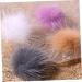 FRCOLOR Set of 6 Hair Balls Accessories for Nails Mini Pom Balls Shoes Pompom Balls Nail Art Set Artificial Nails Set Nail Jewellery Key Ring Craft Manicure Supply Cosmetic Accessories - Buy Online on GoSupps.com