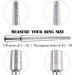 Ring Sizer Set - Stainless Steel Ring Sizers & Aluminum Ring Mandrel - 27 Pcs Metal Ring Gauges (Size 1-13) - Finger Sizer Tool for Accurate Measurement - Buy Online on GoSupps.com