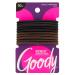 Goody Nonslip Womens Elastic Hair Tie - 10 Count Colour Collection Black - 4MM for Medium Hair- Ouchless Hair Accessories for Women Perfect for Long Lasting Braids Ponytails and More - Pain-Free