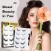Reusable Self Adhesive Eyelashes - 5 Pairs Natural Fluffy False Lashes with Tweezers - No Glue Needed! Waterproof and Mink - Perfect Gift for Beginners - Buy Online on GoSupps.com