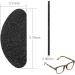 Eyeglass Nose Pads  Adhesive Glasses Nose Pad  Eye Glasses Nose Support Pads  Anti-Slip Nose Pads for Glasses - for Plastic Frames  Sunglasses  D-Shape 24 Pairs (Black) D-shape(black) - Buy Online on GoSupps.com