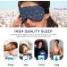 ElliTarr Galaxy Navy Sleep Mask - Light Blocking Eye Cover for Men and Women - Buy Online on GoSupps.com