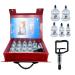 ADDY & PLUSY (Made in Korea) Hansol Professional Cupping Therapy Equipment 19Cups Set (English Manual) + Lancing Device + Lancet 100pcs + Alcohol Swab 100pcs