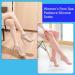 3 Pairs Silicone Socks Silicone Moisturizing Socks Women Foot Spa Pedicure Silicone Socks Soft Gel Heel Socks Silicone Foot Moisturising Socks for Women Dry Cracked Feet(White Skin Color Pink) - Buy Online on GoSupps.com