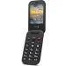 Doro 6040 Unlocked Dual SIM Clamshell Big Button Phone for Seniors | 2.8 Screen, GPS, Cradle Included (Black) UK & Irish Version - Buy Online on GoSupps.com