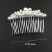 2Pcs Pearl Crystal Hair Comb Set - Bridal Rhinestone Headpiece for Women and Girls - Buy Online on GoSupps.com