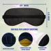 2 Pack Silk Sleep Masks for Men and Women - Adjustable Straps, Comfortable Night Blindfold for Sleeping, Travel, Yoga - Black & Pink - Buy Online on GoSupps.com