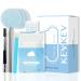 KevKev Lash Remover for Lash Clusters Eyelash Glue Remover Individual Lash Glue Remover 150ml for Cluster Lashes with Eco Cotton Pads Mild Non-Irritating Fast Remove No Residue (150ML No Fragrance)