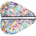 Colorful Watercolor Dots Microfiber Hair Towel - Soft Super Absorbent Wrap for Long Curly & Thick Hair | Quick Dry Coral Velvet Cap for Women - Buy Online on GoSupps.com