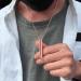 Mayoii Breathing Necklace - Stress Relief & Anxiety Calming for Women and Men - Clam Down Breathing Exercises - Rose Gold+Silver - Buy Online on GoSupps.com