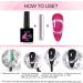 NAILGIL Cat Eye Gel Nail Polish with Magnet Cat Eye Gel Nail Polish UV Gel Nail Polish Galaxy Soaking Holographic Cat Eyes Nail Polish Gel for Nail Art Manicure Salon DIY Jelly Rose - Buy Online on GoSupps.com