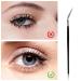 3Pcs Black Mascara Fan Brushes - Angled Eyebrow & Facial Brushes for Natural Lash Lift & Lower Lashes Enhancement | International Shipping - Buy Online on GoSupps.com