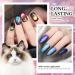 9D Cat Eye Gel Nail Polish Set - 6 x 8ml Magnetic Chameleon Colors with 1 Magnet | Soak Off Galaxy Effect Nail Art Gift for Women - Buy Online on GoSupps.com