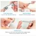 longzon Nail Clippers 2 Pack Nail Clipper Set Stainless Steel Nail Cutter Fingernails Toenails Thick Nails Kit for Men&Women Silver - Buy Online on GoSupps.com