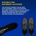 Happy Feet Orthotic Insoles for Plantar Fasciitis & Flat Feet | Gel Inserts for Men & Women | High Arch Support | M2 Size (Men 7.5-9 Women 9-10.5) - Black - Buy Online on GoSupps.com
