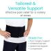 Vive Umbilical Hernia Belt for Men & Women | Post Surgery Abdominal Binder with Compression Pads | Supports Diastasis Recti & Stomach Hernias | Black Medium - Buy Online on GoSupps.com