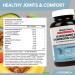 2000mg Glucosamine and Chondroitin Complex with 10 Powerful Ingredients | Highest Strength | Turmeric, Quercetin, Bromelain, Ginger | 120 Capsules | Made in UK - Buy Online on GoSupps.com