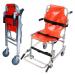 Folding Stretcher Stair Chair Aluminum Alloy Light Weight Foldaway Ambulance Firefighter Evacuation Medical Lift Stair with Quick Release Buckle Emergency Evacuation Chair