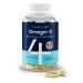VM Sverige AB 4 HIM & HER Omega3 Fish Oil Capsules High Strength 80 Omega3 668 mg EPA & 500 mg DHA + 834 mg DPA per serving 120 softgels 2 month supply