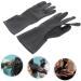 GLEAVI 3 Pairs Black Gloves Black Rubber Gloves Reusable Hair Dye Glove Shampoo Particles Man Non-slip - Buy Online on GoSupps.com