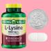 L-Lysine 1000mg Tablets Essential Amino Acid for Immune Support Collagen Formation and Skin Health High-Potency Lysine Supplement 100 Count Gluten-Free Vitamin Guide Included - Buy Online on GoSupps.com