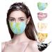 5PCS Reusable Fabric Face_Mask Covering Unisex - Cute Print Cloth Washable Breathable Mouth Shield Protection Men Women - Buy Online on GoSupps.com